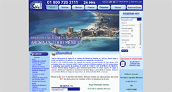 Desktop Screenshot of cancunvacaciones.com