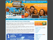Tablet Screenshot of cancunvacaciones.com.mx